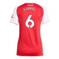 Stroje piłkarskie Arsenal Gabriel Magalhaes #6 Koszulka Podstawowej dla damskie 2025-26 Krótki Rękaw